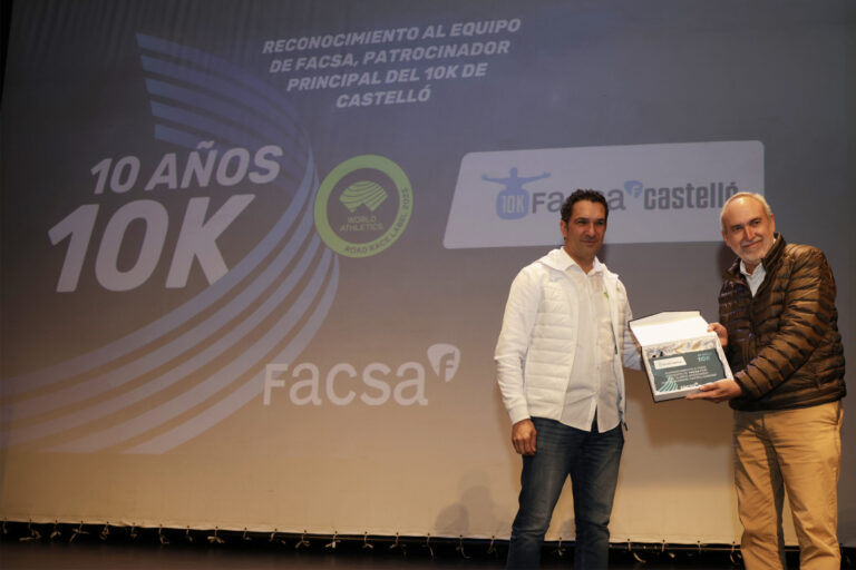El apoyo de Facsa al deporte y sus valores recibe un nuevo reconocimiento