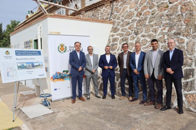 Facsa instala en Vila-real plantas de carbón activo en Bassa del Poble y el pozo Amorós para garantizar la máxima calidad del agua