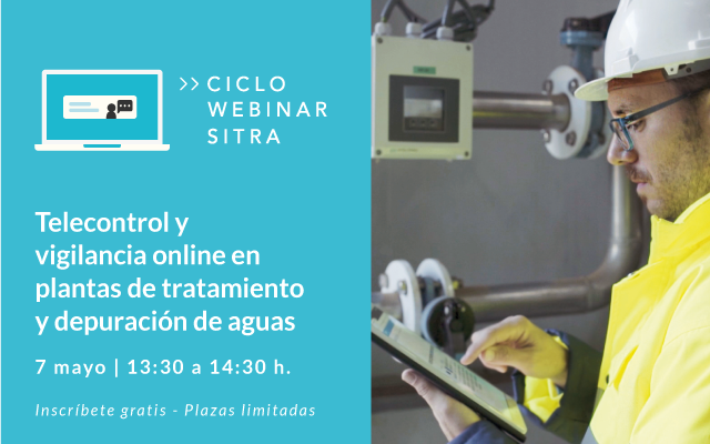 SITRA organiza un webinar sobre soluciones de telecontrol y vigilancia online en plantas de tratamiento y depuración de aguas