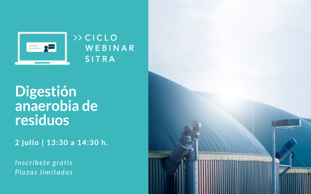 SITRA imparte un webinar sobre digestión anaerobia de residuos, un proceso en auge en la industria europea