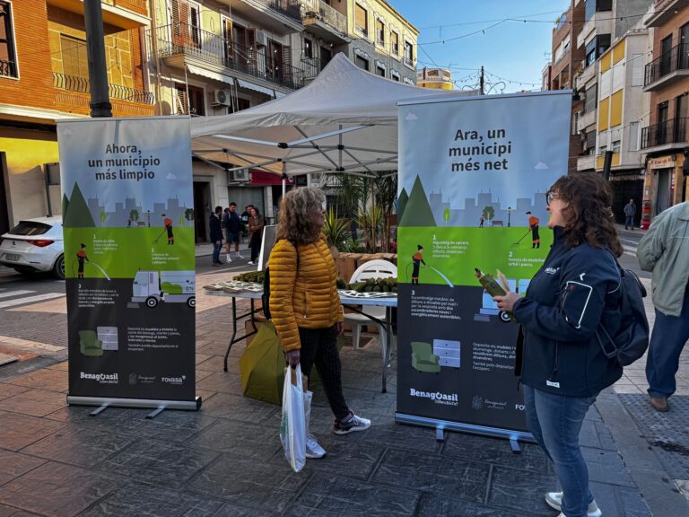 Nueva campaña de Fovasa Medioambiente y el Ayuntamiento de Benaguasil para fomentar la colaboración en el cuidado del entorno