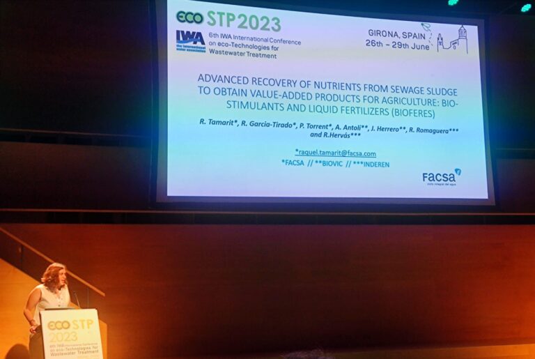 Facsa expone tecnologías de vanguardia para una transición sostenible en el tratamiento de aguas residuales