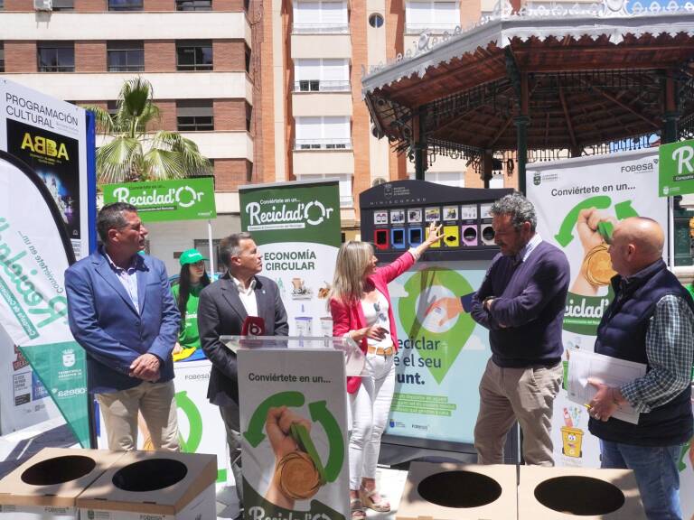El Ayuntamiento de Burriana y Fobesa ponen en marcha la Campaña 'Recicla d'Or' para fomentar el reciclaje y la sostenibilidad