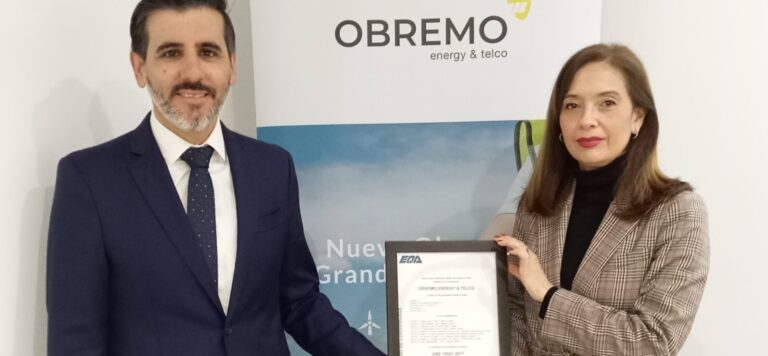 Obremo, primera empresa valenciana del sector energético y de las telecomunicaciones en obtener el certificado ENAC de su Sistema de Gestión de Compliance Penal