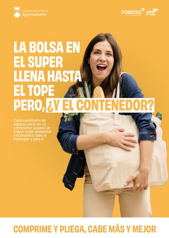 Fobesa lanza en Oropesa la campaña ‘Comprime y Pliega’ para optimizar el reciclaje y reducir el impacto ambiental