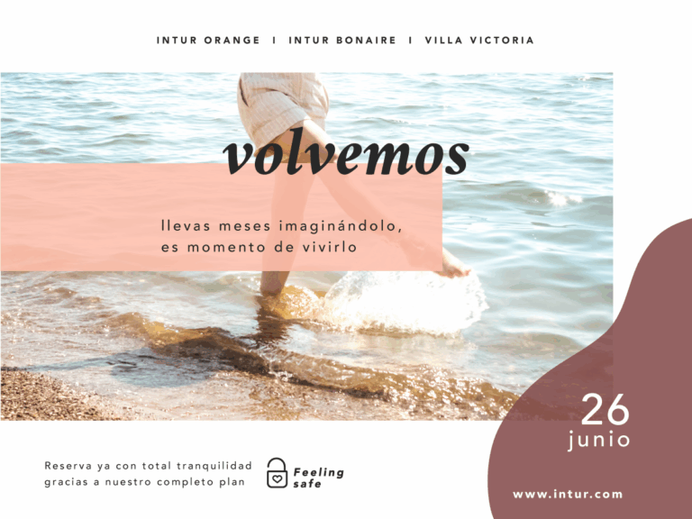 Intur Hoteles abre de nuevo sus puertas con todas las garantías