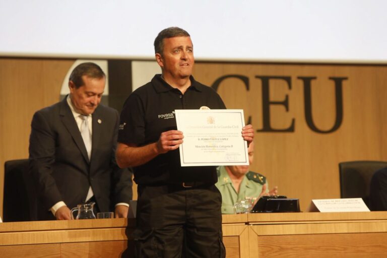 Premian la actuación de Fovasa Facily ante una situación de emergencia médica en el Día de la Seguridad Privada