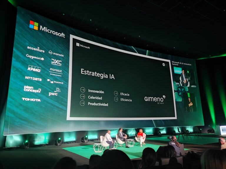 Grupo Gimeno comparte su visión estratégica sobre la aplicación de la Inteligencia Artificial en un evento organizado por Microsoft