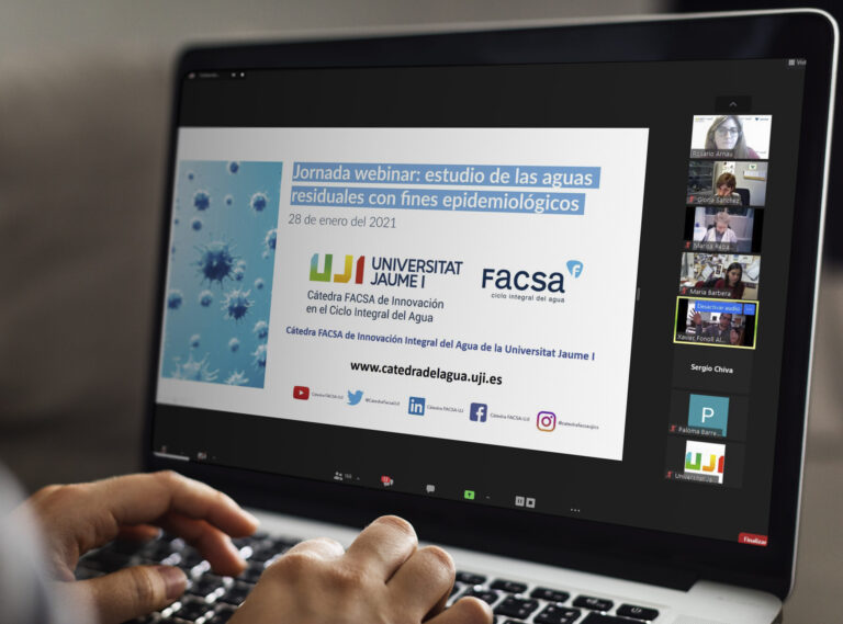 La Cátedra FACSA –UJI reúne a reconocidos expertos para poner en valor el agua residual como vía para mejorar la prevención y la salud pública en la pandemia del SARS-COV-2