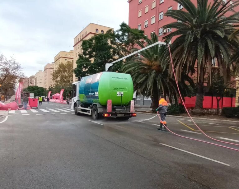 Fovasa se encarga de nuevo del servicio de limpieza en la Maratón de València con más 30.000 participantes