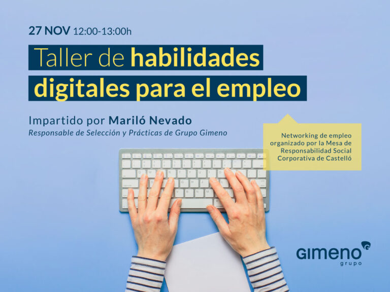 Grupo Gimeno fomenta la inserción laboral en el VI Networking de empleo de la Mesa de Responsabilidad Social de Castelló