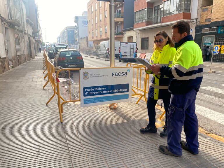 El Ayuntamiento de Nules y Facsa continúan mejorando la eficiencia y sostenibilidad del abastecimiento de agua con nuevas renovaciones de la red