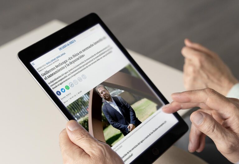 Facsa analiza el PERTE de digitalización de servicios de agua en Diario de Ibiza