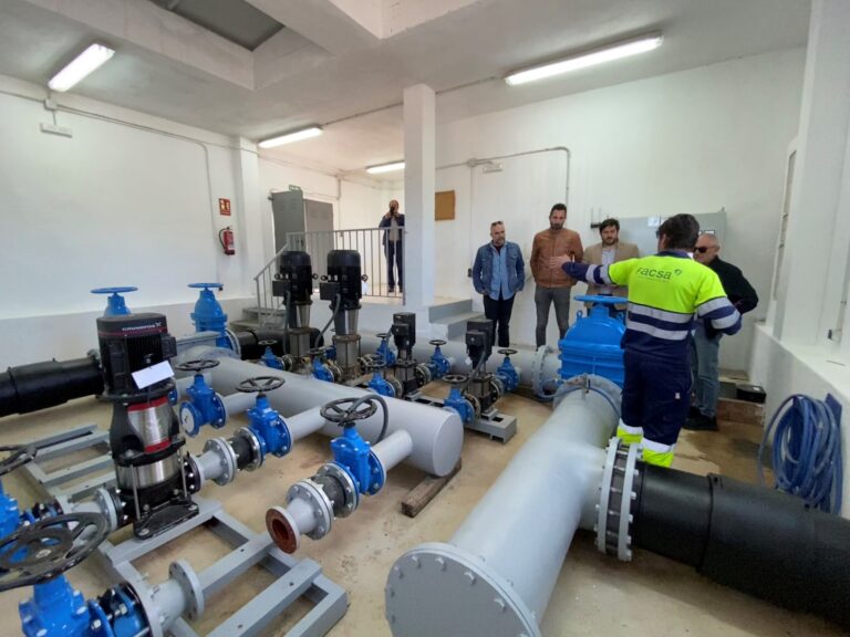 El Ayuntamiento de Nules y Facsa avanzan en la optimización del servicio de abastecimiento mejorando las instalaciones del polígono industrial La Mina