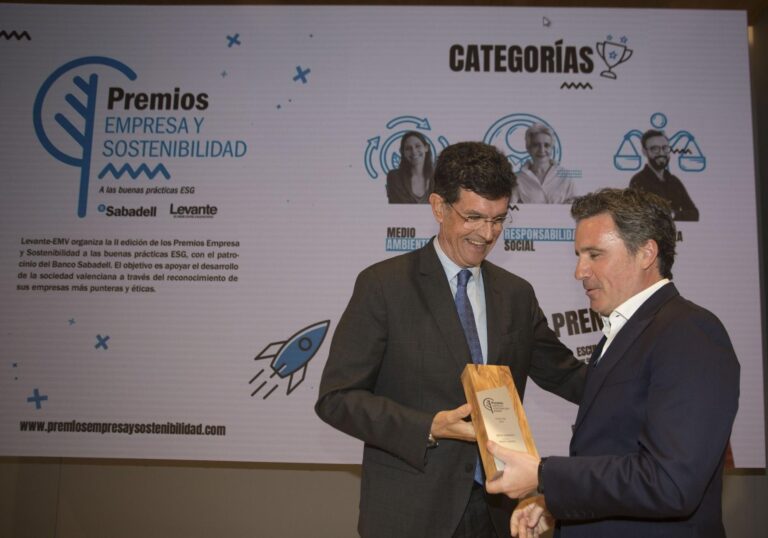 Grupo Gimeno se alza con el Premio Empresa y Sostenibilidad de Levante-EMV y Banco Sabadell en la categoría de Medioambiente