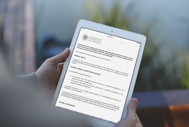 La CÁTEDRA FACSA-FOVASA UPV convoca la tercera edición de sus premios a los mejores Trabajos de Fin de Grado y Trabajos Fin de Máster sobre agua y residuos y economía circular