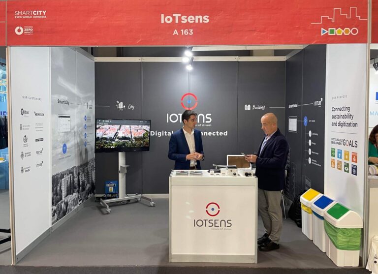IoTsens muestra sus soluciones inteligentes para entornos urbanos en el evento de referencia internacional Smart City Expo World Congress