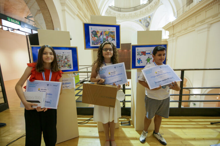 Tagus entrega los premios de su V Certamen de Dibujo dedicado a “El Super Equipo del Agua”