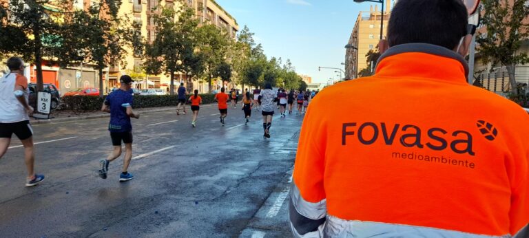 FOVASA se encarga de las necesidades de limpieza y recogida de residuos de la carrera ‘València Abierta al Mar’