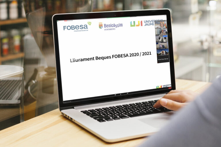 FOBESA y la UJI entregan virtualmente 26 becas al alumnado residente en Benicàssim