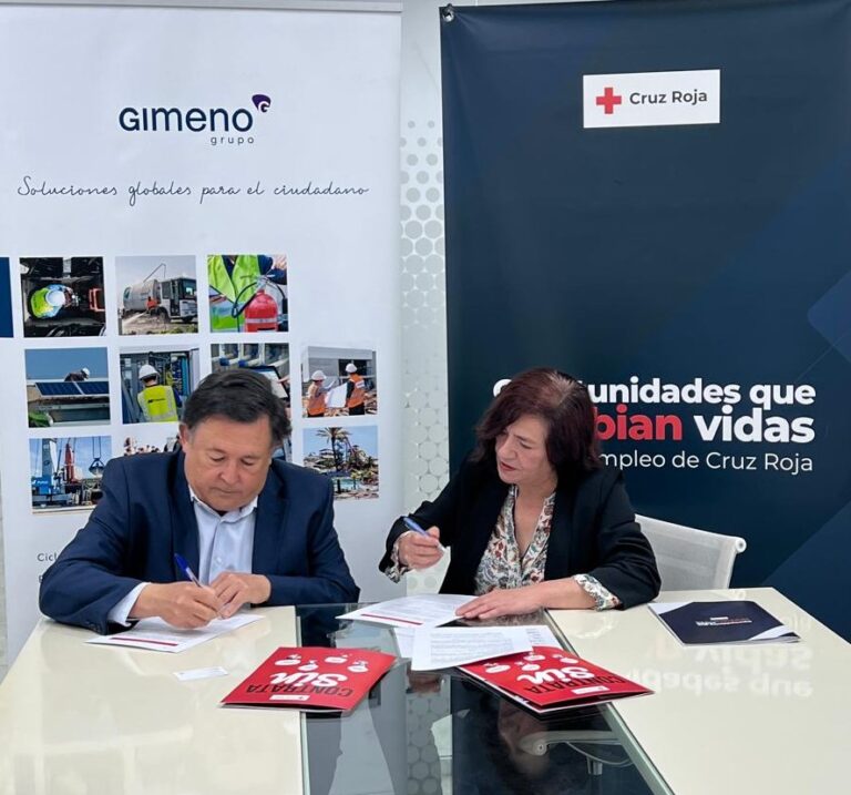 Grupo Gimeno y Cruz Roja refuerzan su compromiso con la empleabilidad de colectivos vulnerables a través de un convenio marco de colaboración