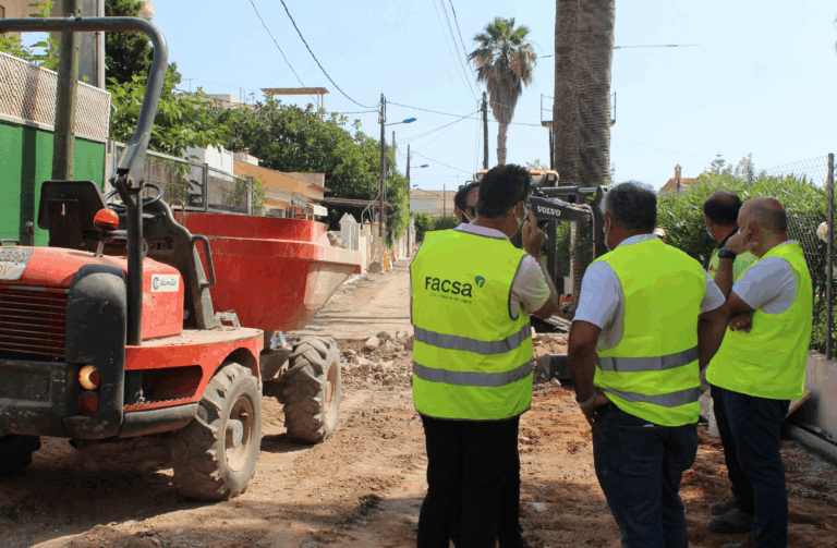 El Ayuntamiento de Burriana y FACSA mejoran los suministros públicos de la zona marítima de Burriana