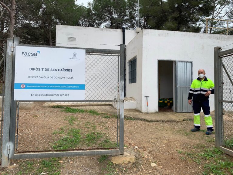 El Ayuntamiento de Sant Antoni y FACSA continúan trabajando en la optimización del servicio de abastecimiento de agua potable