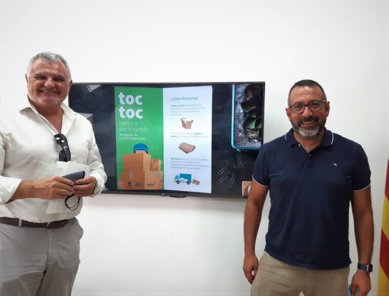 FOBESA y el Ayuntamiento de Elda ponen en marcha el servicio de recogida de cartón puerta a puerta para comercios
