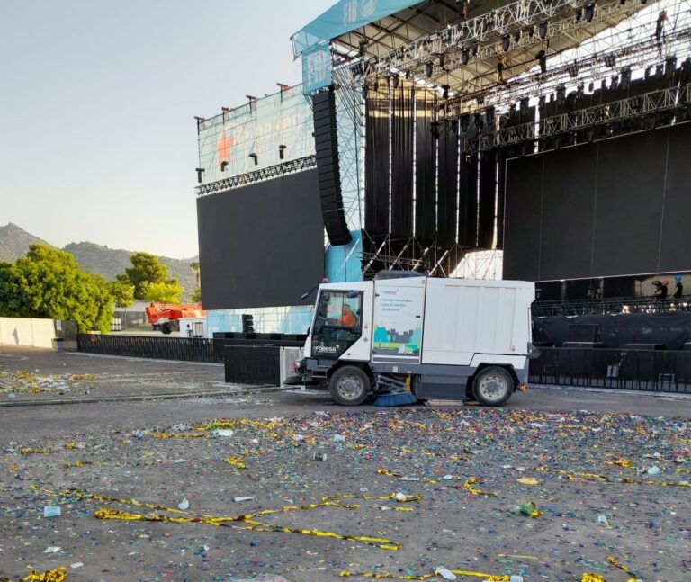 El Festival Internacional de Benicàssim (FIB) y el festival Mar de Sons encargan a Fobesa los trabajos de limpieza y recogida de residuos