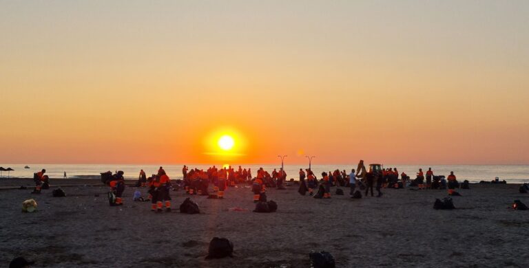 Un año más las playas vuelven a la normalidad tras la festividad de San Juan gracias al área de Medioambiente de Grupo Gimeno y Fovasa Facility