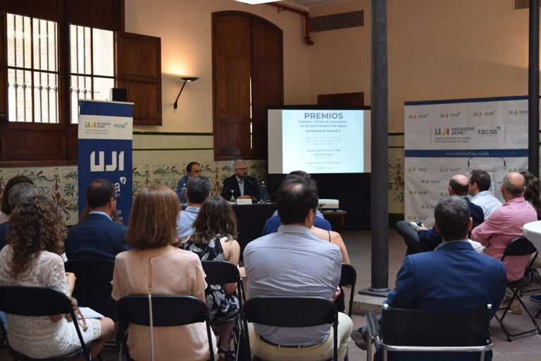 La Cátedra FACSA-UJI convoca la quinta edición de los premios a los mejores trabajos relacionados con el ciclo integral del agua