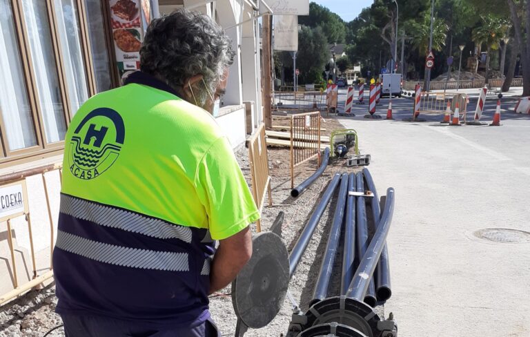 ACASA avanza en el Plan de Mejora de la red de agua potable de Alcúdia