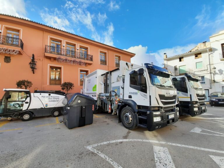 FOVASA presenta la nueva flota de vehículos de última generación para el servicio de recogida de RSU de Requena