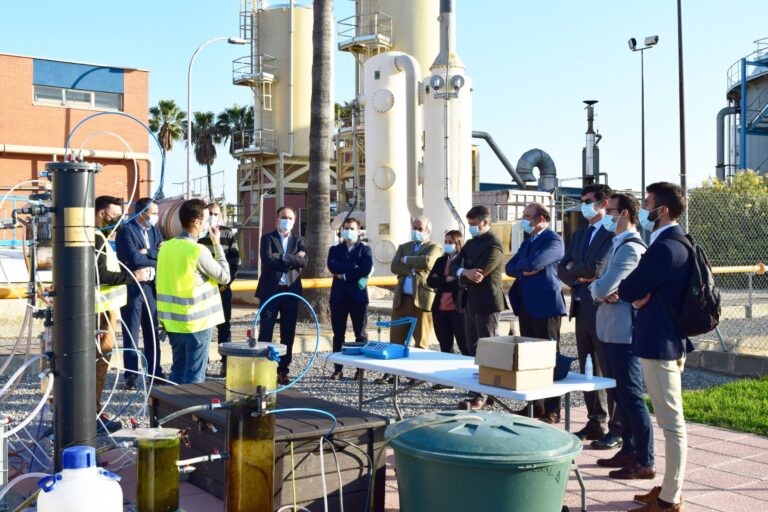 FACSA y Trovant Technology reciben la visita de Enagás a la planta piloto en la EDAR de Castelló