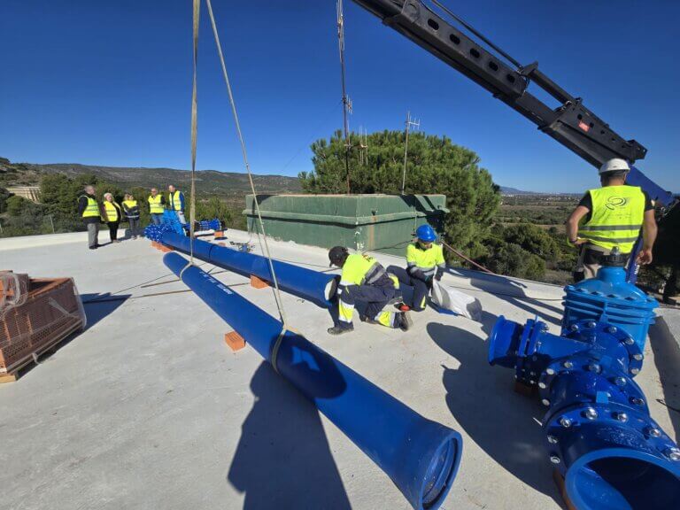 Fobesa impulsa la renovación del sistema de agua potable de Oropesa del Mar con actuaciones clave en los depósitos de Bombí y la urbanización El Balcó